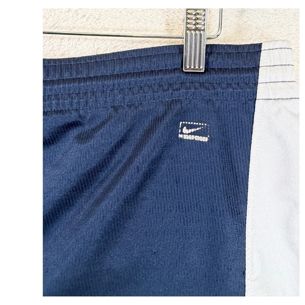 Nike Basketball Performance Shorts Mens Medium Navy Blue White Athletic Gym